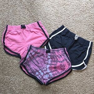 Just 2 Cute Athletic Play Shorts Bundle Girls size Medium